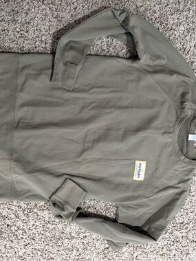 Olive Long Sleeve Tee Michigan
